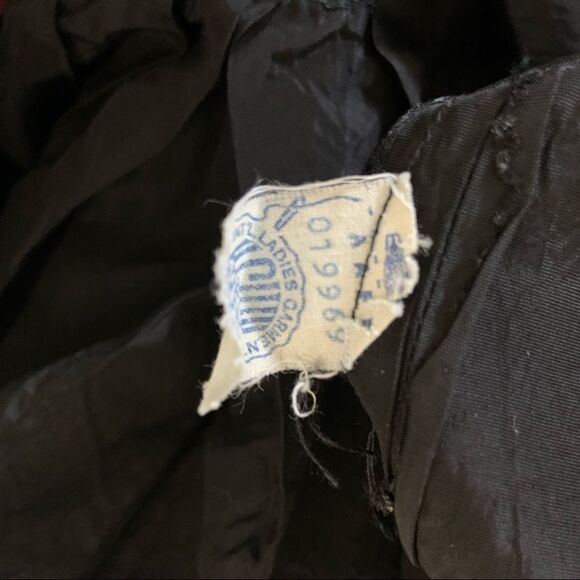 Xs Vintage black Irene Sargent Oakland Topsey Original Dress - Picture 3 of 8